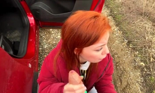 Попросила парня подвезти её до соседнего города, а за поездку расплатилась минетом